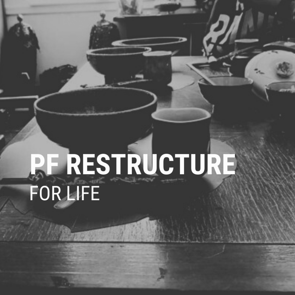 PF Restructure Page Header